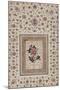Study of a Rose. Zand Persia, 18th Century-null-Mounted Giclee Print