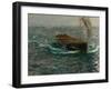 Study of a Sailing Dinghy-Charles Napier Hemy-Framed Giclee Print