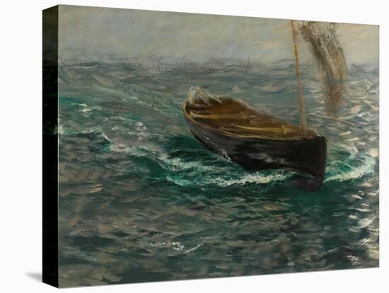 Study of a Sailing Dinghy-Charles Napier Hemy-Stretched Canvas