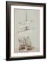 Study of a Sailing Ship-John Wilson Carmichael-Framed Giclee Print
