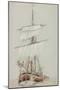 Study of a Sailing Ship-John Wilson Carmichael-Mounted Giclee Print