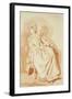 Study of a Seated Lady-Louis Rolland Trinquesse-Framed Giclee Print