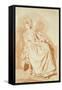 Study of a Seated Lady-Louis Rolland Trinquesse-Framed Stretched Canvas