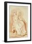 Study of a Seated Lady-Louis Rolland Trinquesse-Framed Giclee Print