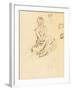 Study of a Seated Woman, 1897-Alphonse Mucha-Framed Giclee Print