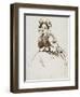 Study of a Seated Woman-Richard Parkes Bonington-Framed Giclee Print