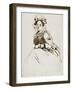 Study of a Seated Woman-Richard Parkes Bonington-Framed Giclee Print