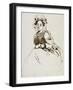 Study of a Seated Woman-Richard Parkes Bonington-Framed Giclee Print