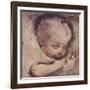 Study of a Sleeping Baby, c16th century, (1903)-Federico Barocci-Framed Giclee Print