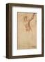 Study of a Standing Male Figure-Michelangelo Buonarroti-Framed Art Print