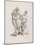 Study of a Standing Male Nude and Seated Female Nude-Pelagio Palagi-Mounted Giclee Print