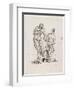 Study of a Standing Male Nude and Seated Female Nude-Pelagio Palagi-Framed Giclee Print