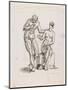 Study of a Standing Male Nude and Seated Female Nude-Pelagio Palagi-Mounted Giclee Print