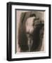 Study of a Standing Nude Woman, 1863-66 (Charcoal on Paper)-Thomas Cowperthwait Eakins-Framed Giclee Print