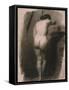Study of a Standing Nude Woman, 1863-66 (Charcoal on Paper)-Thomas Cowperthwait Eakins-Framed Stretched Canvas
