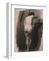 Study of a Standing Nude Woman, 1863-66 (Charcoal on Paper)-Thomas Cowperthwait Eakins-Framed Giclee Print