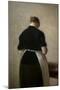 Study of a standing woman, back view, 1884-88-Vilhelm Hammershoi-Mounted Giclee Print