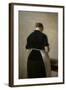 Study of a standing woman, back view, 1884-88-Vilhelm Hammershoi-Framed Giclee Print