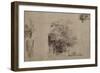 Study of a Tree in Front of a House-Rembrandt van Rijn-Framed Giclee Print