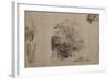 Study of a Tree in Front of a House-Rembrandt van Rijn-Framed Giclee Print