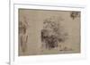 Study of a Tree in Front of a House-Rembrandt van Rijn-Framed Giclee Print