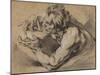 Study of a Triton, 1748-53-Francois Boucher-Mounted Giclee Print