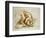 Study of a Winged Monster, C.1525-Michelangelo Buonarroti-Framed Giclee Print