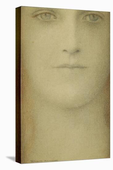 Study of a Woman, 1890-Fernand Khnopff-Stretched Canvas