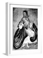 Study of a Woman, 19th Century-Constantin Guys-Framed Giclee Print