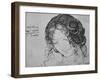 'Study of a Woman's Braided Hair', c1480 (1945)-Leonardo Da Vinci-Framed Giclee Print