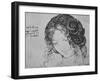 'Study of a Woman's Braided Hair', c1480 (1945)-Leonardo Da Vinci-Framed Giclee Print