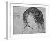 'Study of a Woman's Braided Hair', c1480 (1945)-Leonardo Da Vinci-Framed Giclee Print