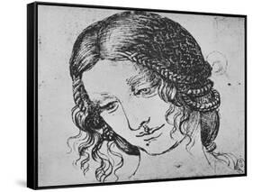 'Study of a Woman's Braided Hair', c1480 (1945)-Leonardo Da Vinci-Framed Stretched Canvas