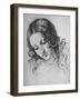 'Study of a Woman's Head', c1480 (1945)-Leonardo Da Vinci-Framed Giclee Print