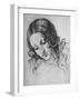 'Study of a Woman's Head', c1480 (1945)-Leonardo Da Vinci-Framed Giclee Print