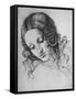 'Study of a Woman's Head', c1480 (1945)-Leonardo Da Vinci-Framed Stretched Canvas