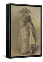 Study of a Woman, Seen from the Back-Thomas Gainsborough-Framed Stretched Canvas