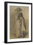 Study of a Woman, Seen from the Back-Thomas Gainsborough-Framed Giclee Print