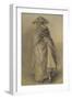 Study of a Woman, Seen from the Back-Thomas Gainsborough-Framed Giclee Print