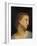 Study of a Womans Head (Oil on Canvas)-William-Adolphe Bouguereau-Framed Giclee Print