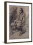 Study of a Woodman, C.1787-Thomas Gainsborough-Framed Giclee Print