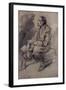 Study of a Woodman, C.1787-Thomas Gainsborough-Framed Giclee Print