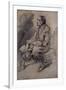 Study of a Woodman, C.1787-Thomas Gainsborough-Framed Giclee Print