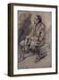 Study of a Woodman, C.1787-Thomas Gainsborough-Framed Giclee Print