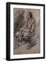 Study of a Woodman, C.1787-Thomas Gainsborough-Framed Giclee Print