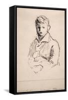 Study of a Young Boy-Robert Cozad Henri-Framed Stretched Canvas