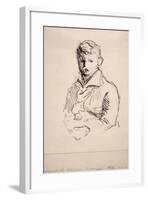 Study of a Young Boy-Robert Cozad Henri-Framed Giclee Print