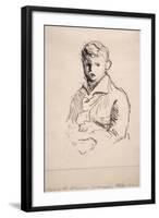 Study of a Young Boy-Robert Cozad Henri-Framed Giclee Print