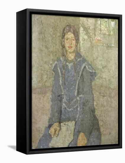 Study of a Young Girl, 1922-Gwen John-Framed Stretched Canvas