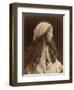 Study of a Young Girl Dressed as a Peasant, c.1869-Julia Margaret Cameron-Framed Premium Giclee Print